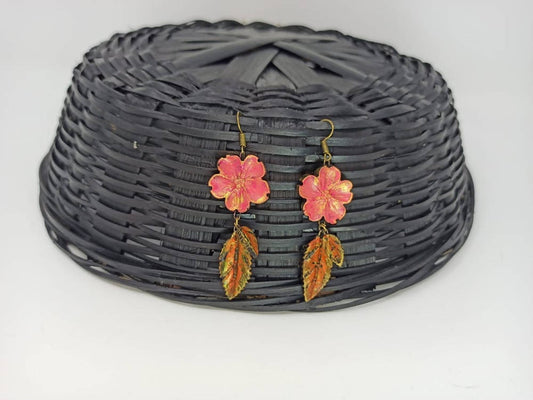 Terracotta Beautiful Autumn Flower Hangings