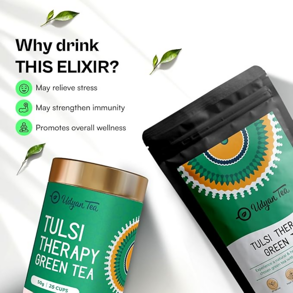 Udyan Tea Tulsi Therapy Green Tea  Grab2Buy Udyan Tea Grab2Buy