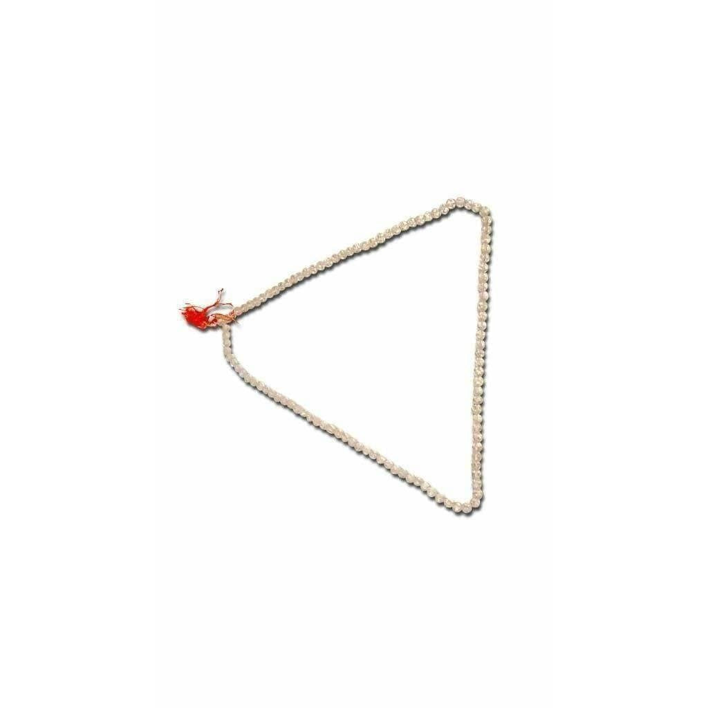 Crystal(Alum & Quartz) 108 Beads Chain (Medium Size) / Spatika 108 Pusalu Mala (Medium Size) - Grab2buy