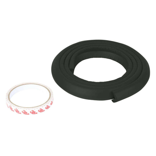 Safe-O-Kid Unique High Density L-Shaped 2 Mtr Long 2 Edge Guard Strips- Black