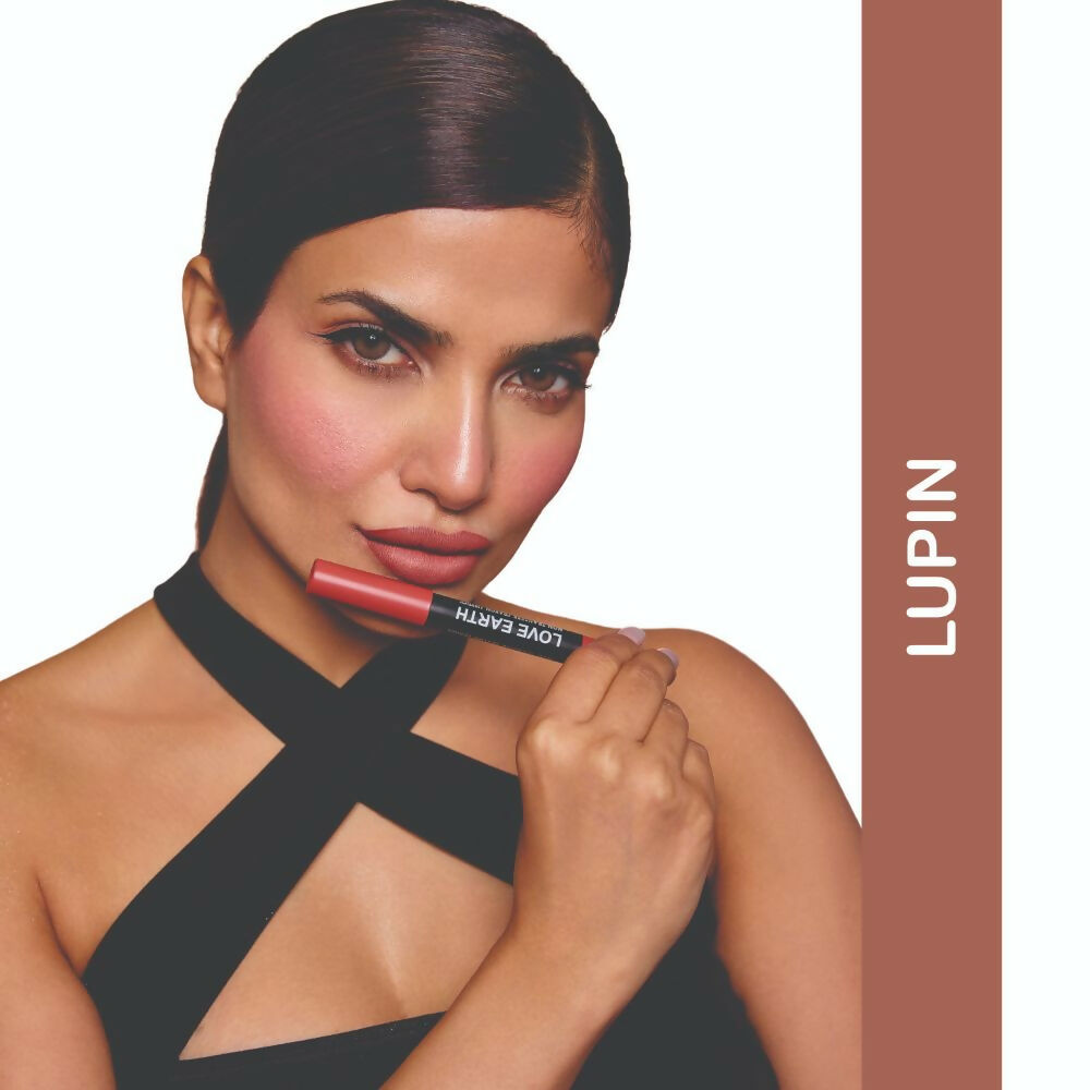 Love Earth Non Transfer Crayon Lipstick-Lupin 