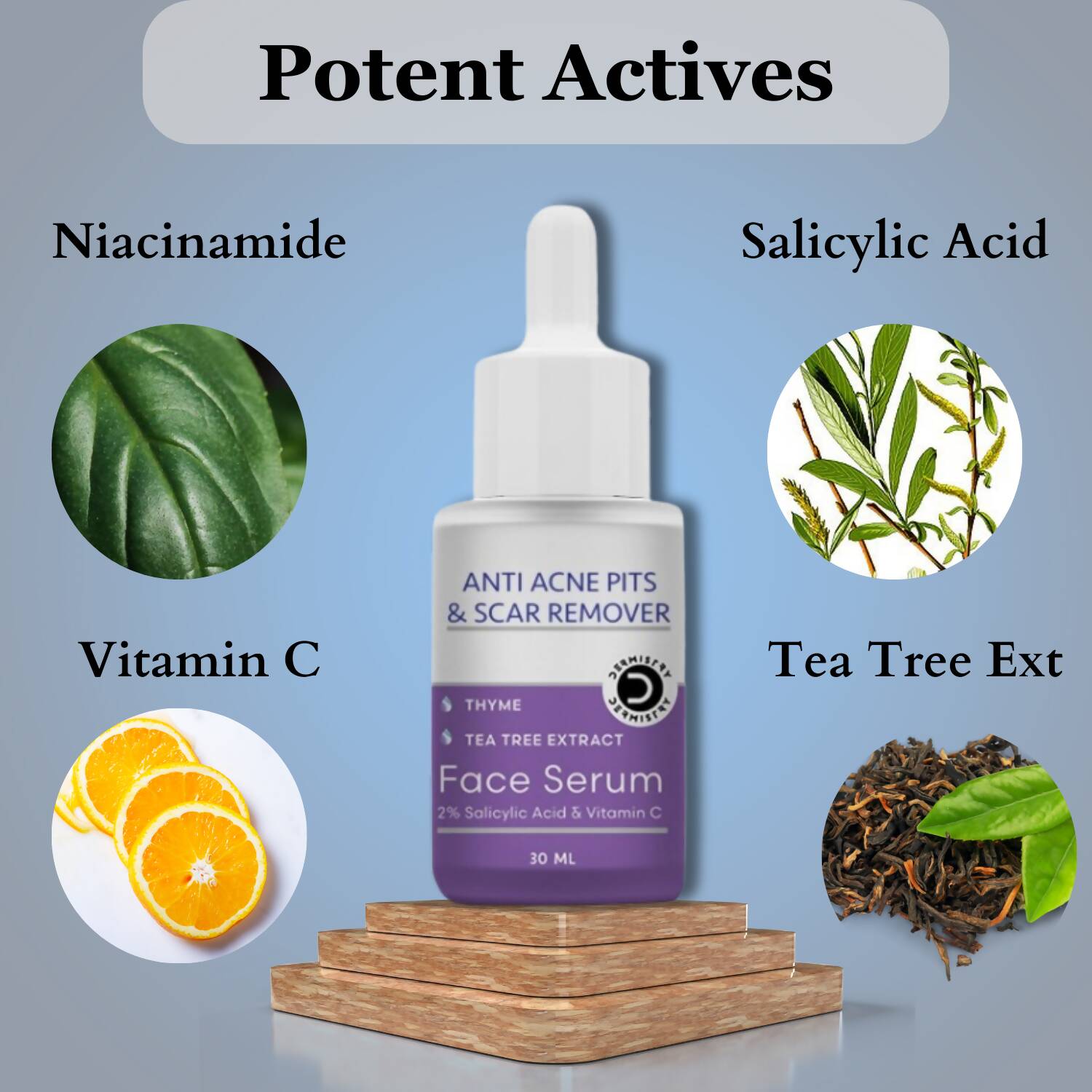 Dermistry Anti Acne Mattifying Moisturizer & Anti Acne Face Serum 
