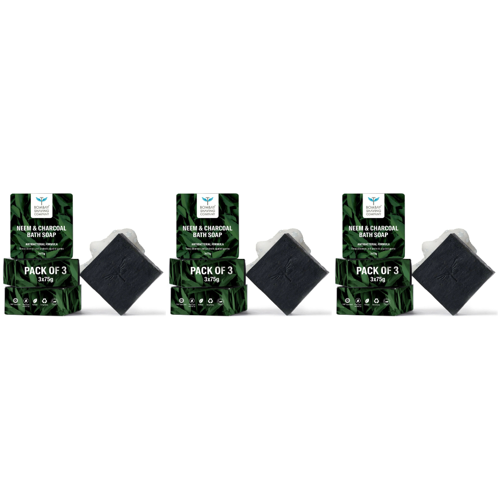 Bombay Shaving Company Charcoal and Neem Bath Soap for Men  Grab2Buy Bombay Shaving Company Grab2Buy