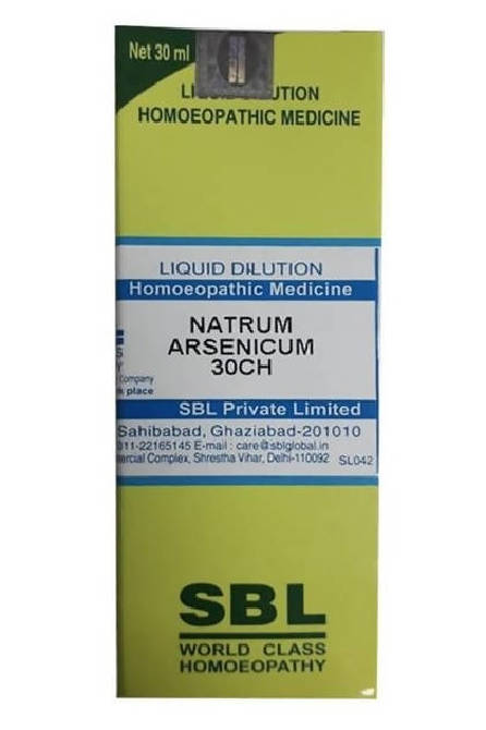 SBL Homeopathy Natrum Arsenicum Dilution 