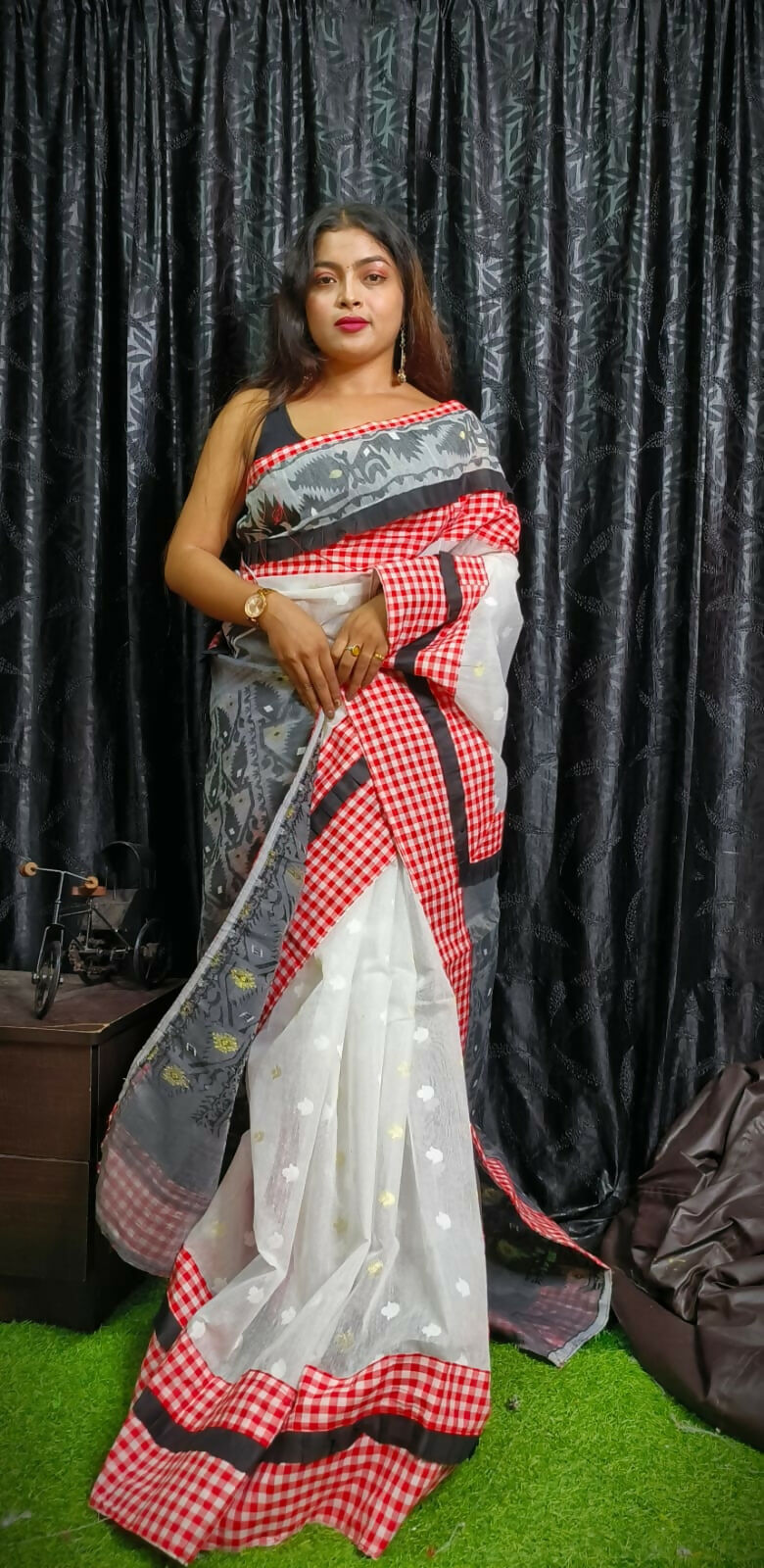 Exclusive Collection Beautiful Gamcha Multi Jamdani Mix N Match Grab2Buy 