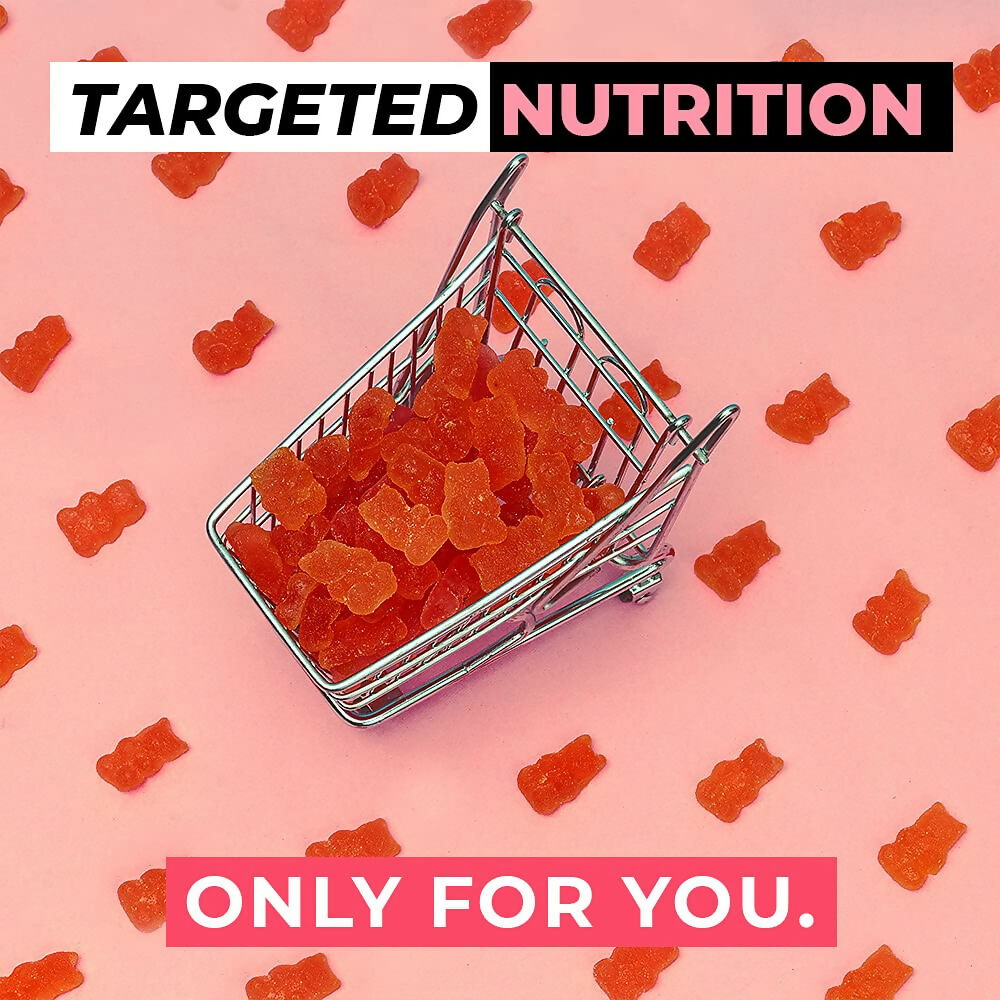 Meadbery Women's Multivitamin Gummies - Strawberry Flavour 