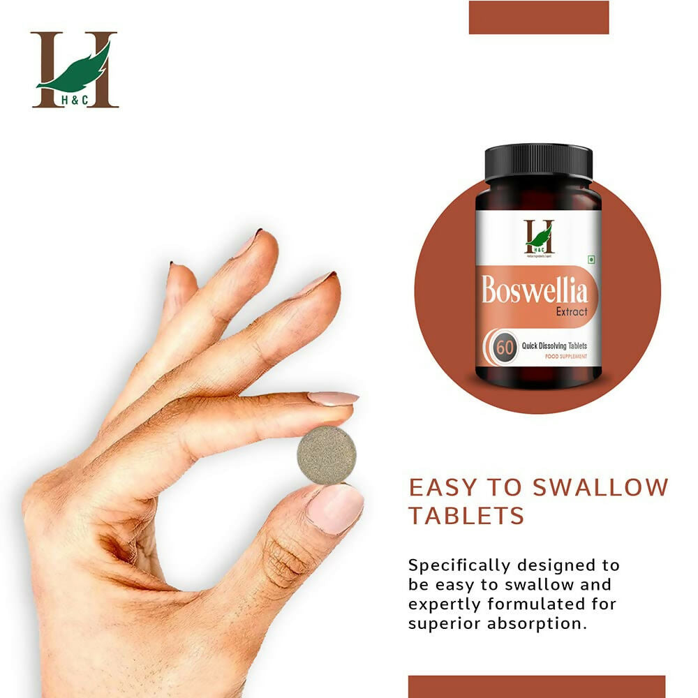 H&C Herbal Boswellia Extract Quick Dissolving Tablets 