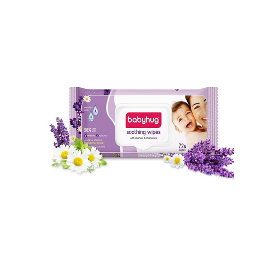Babyhug Soothing Lavender & Chamomile Wipes 
