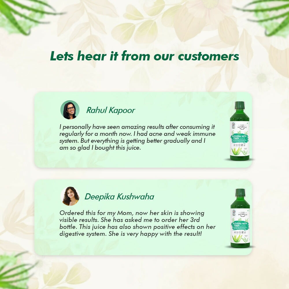 Farm Naturelle Aloe Vera Juice - Revitalize Hair, Skin, and Digestive Health 