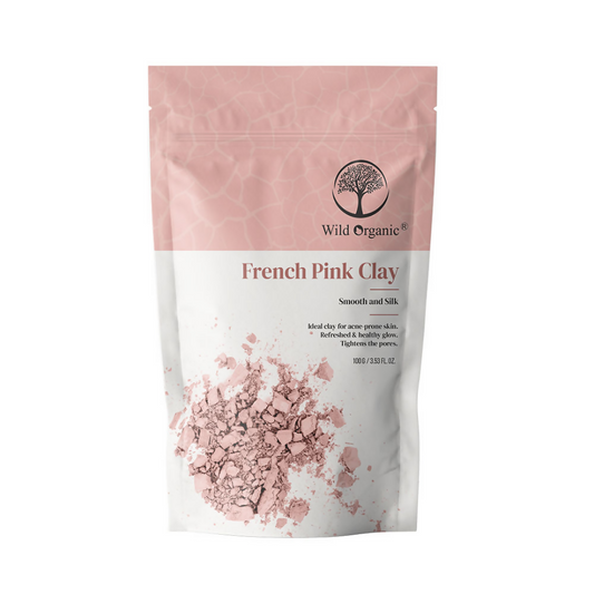 Wild Organic French Pink Smooth And Silk Clay Powder 