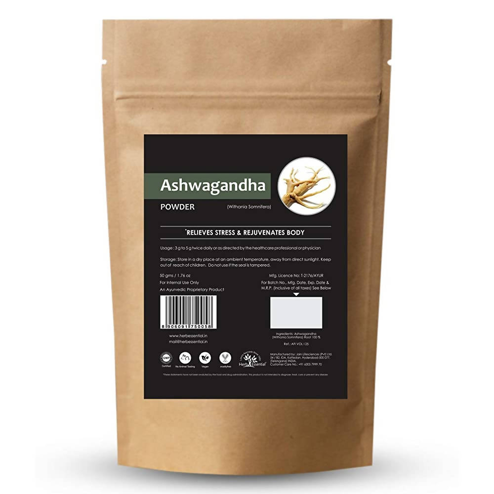 Herb Essential Ashwagandha Root Powder 