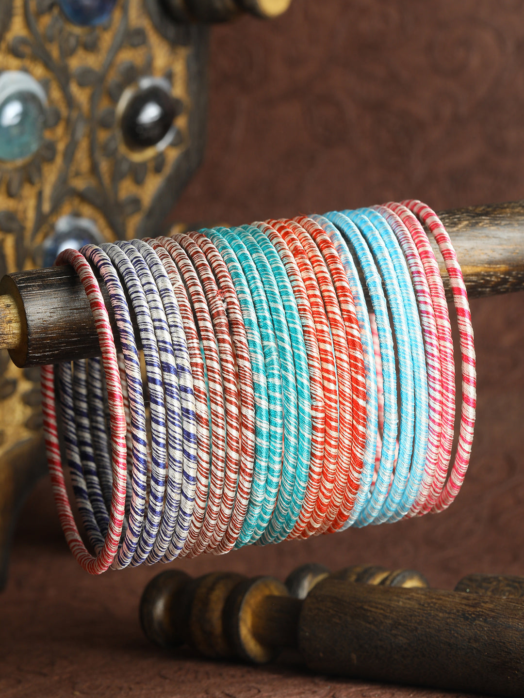 Priyaasi Women Multi-Color Set of 24 Bangle Set 