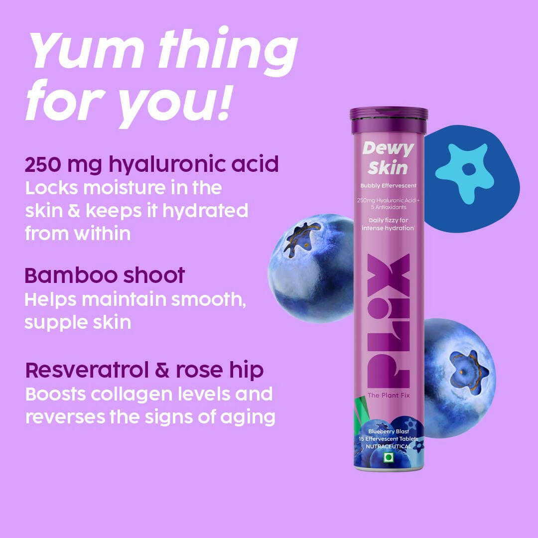 PLIX The Plant Fix Skin Hydration Combo - Hyaluronic Acid And Skin Glow Glutathione 
