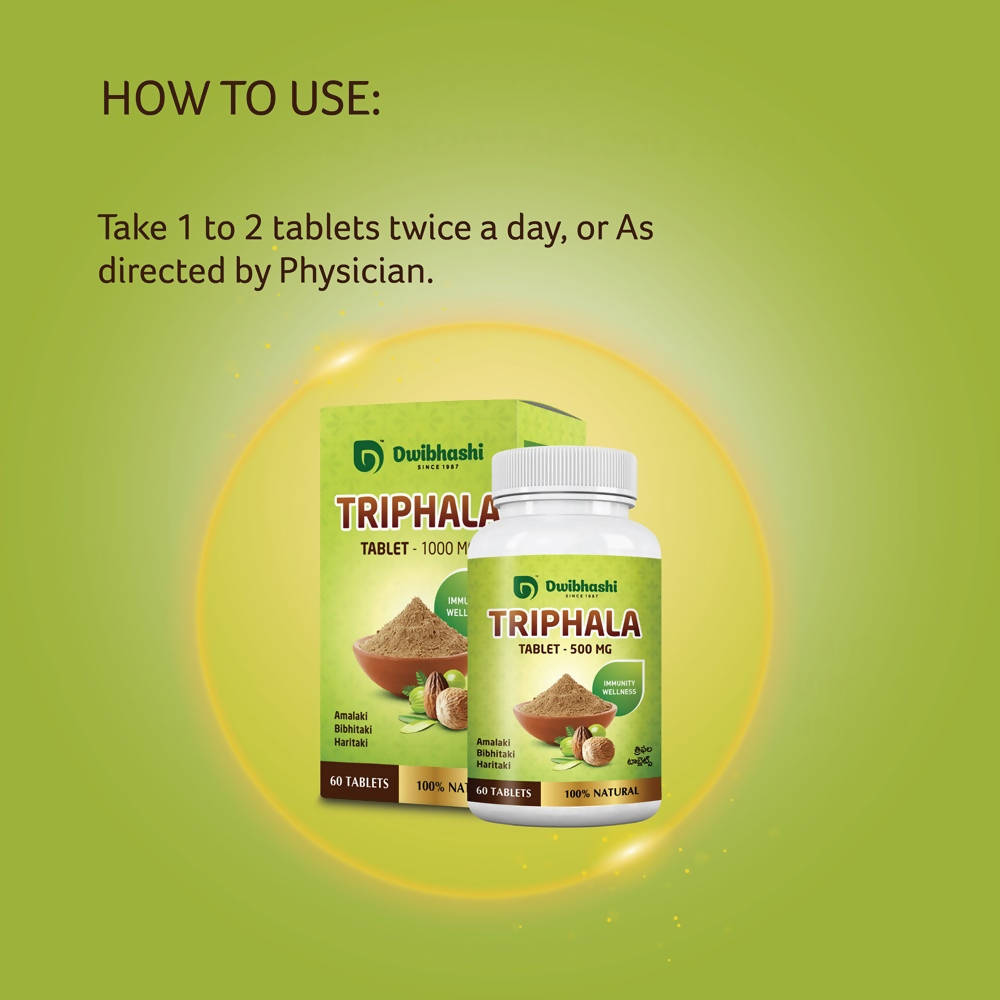 Dwibhashi Triphala Tablets 