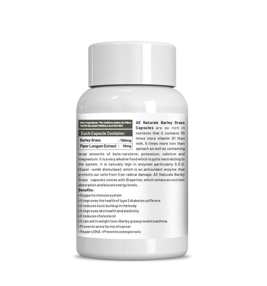 Ae Naturals Barley Grass Capsules - Grab2buy