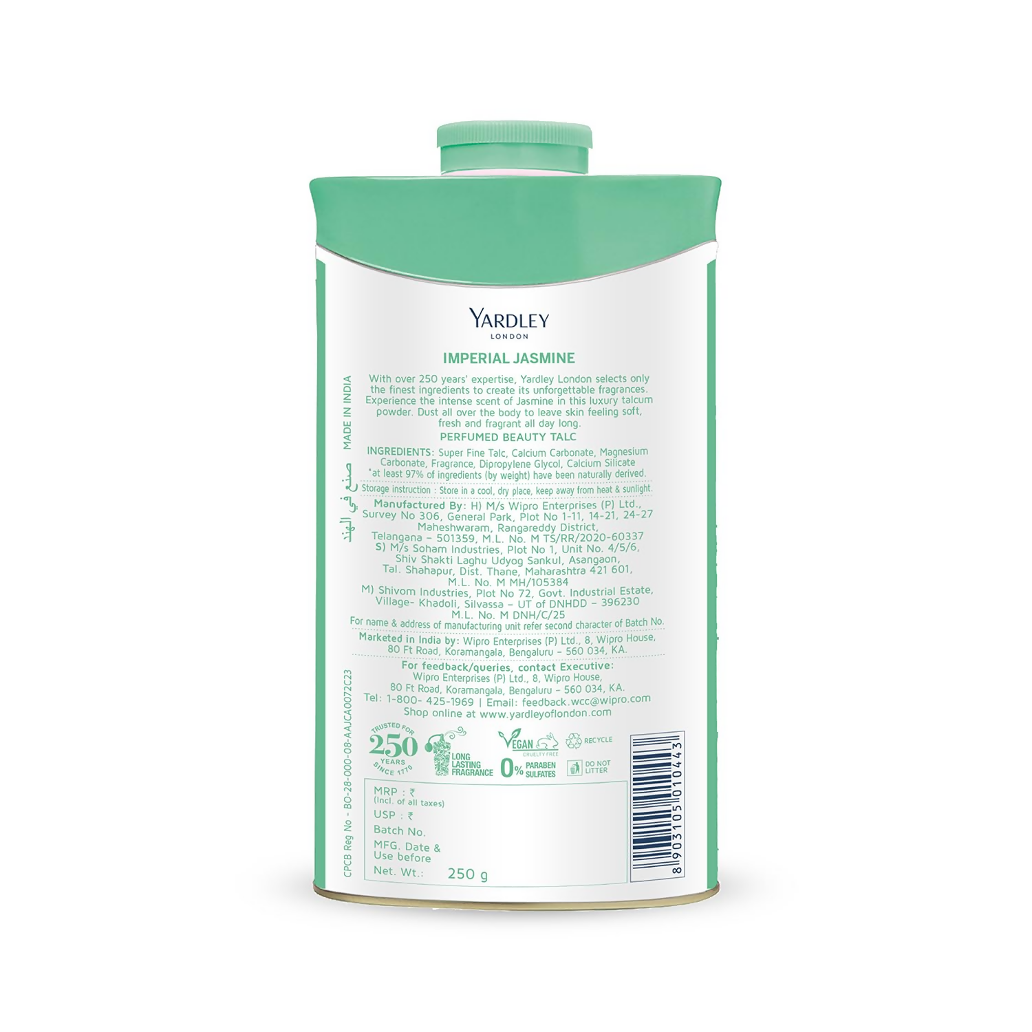 Yardley London Imperial Jasmine Perfumed Talc  Grab2Buy Yardley Grab2Buy