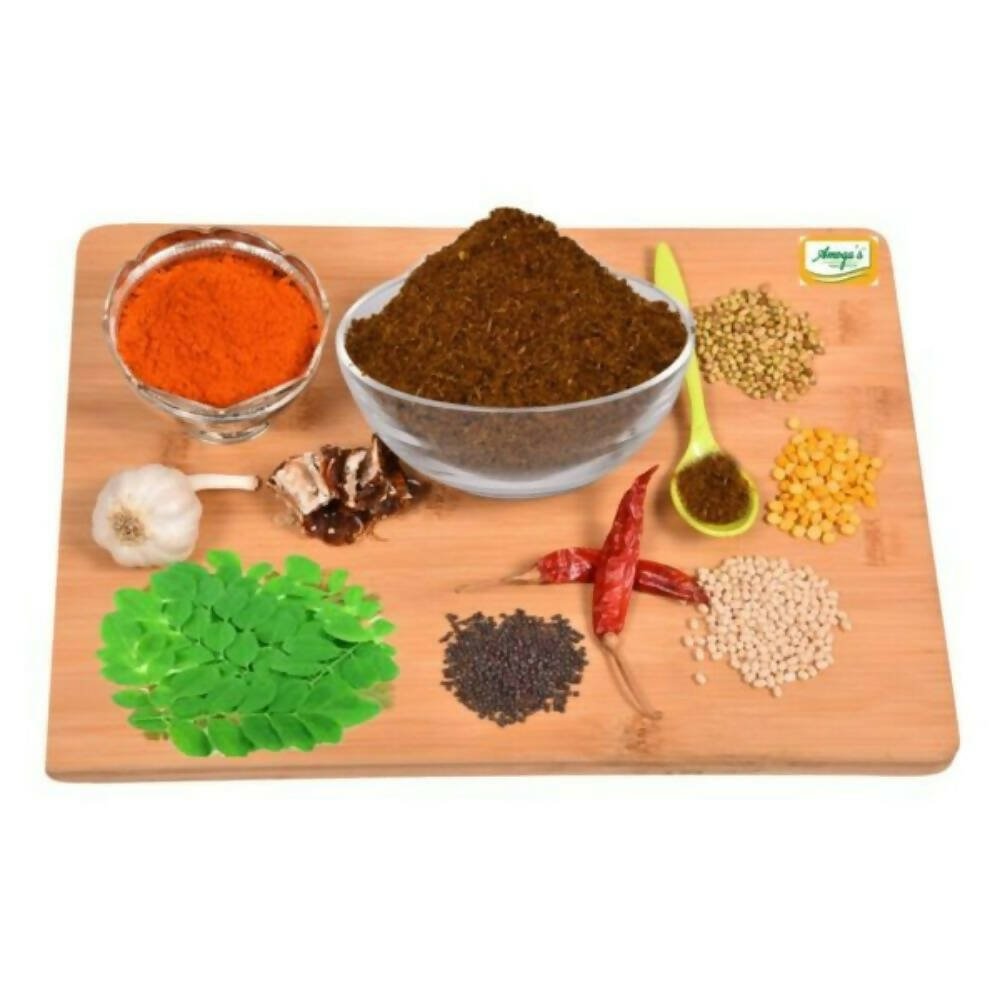 Amoga's Pickles Factory Moringa Leaves Karam Podi - Grab2buy