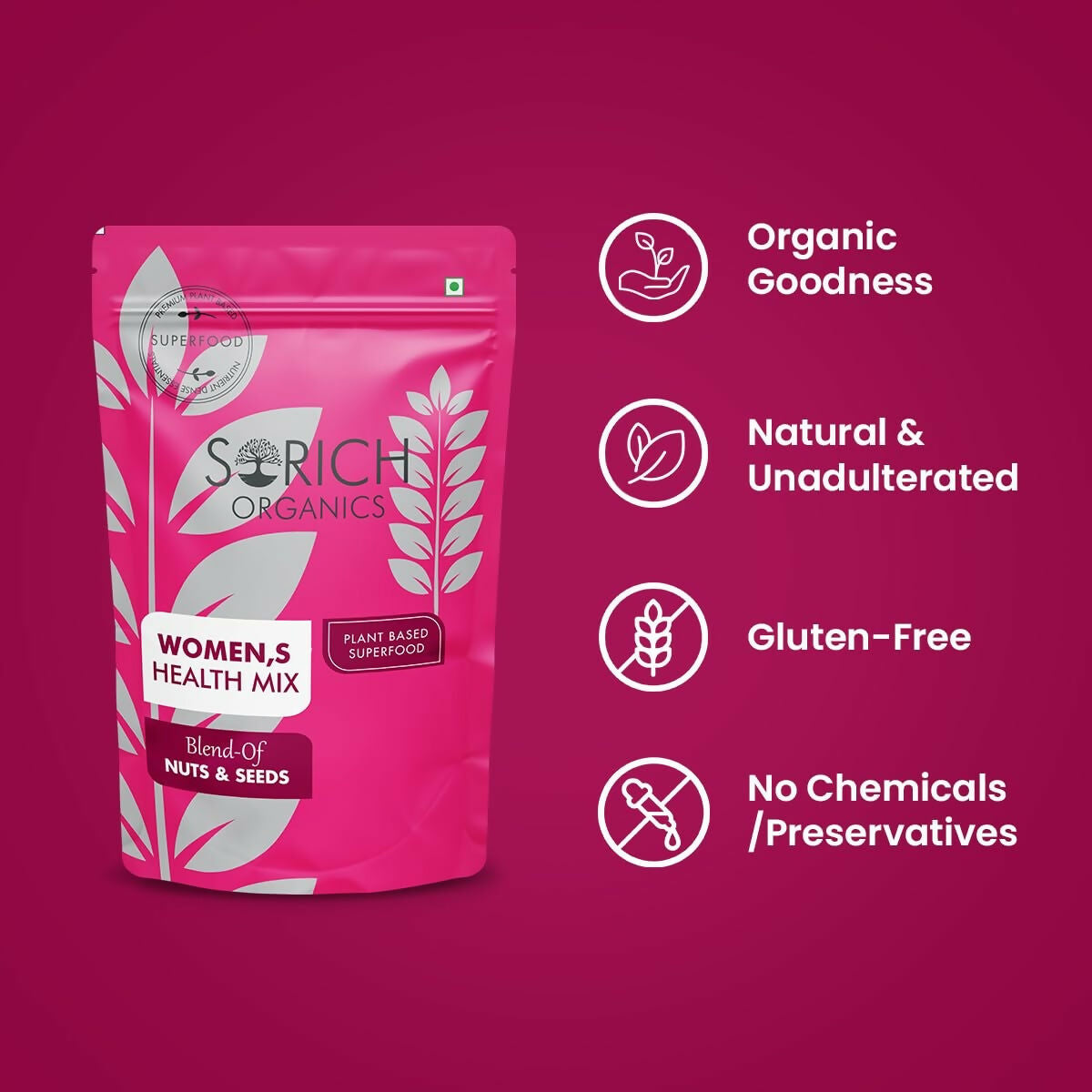 Sorich Organics Women's Health Mix Nuts & Seeds 