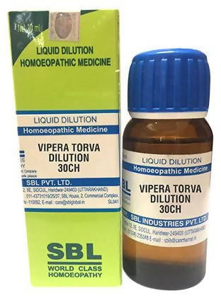 SBL Homeopathy Vipera Torva Dilution 