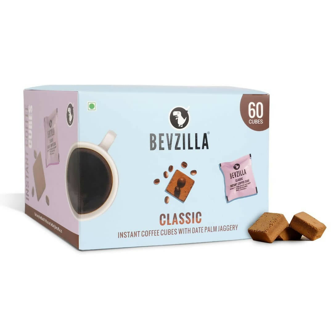 Bevzilla Instant Coffee Cubes Pack with Organic Date Palm Jaggery - Classic 