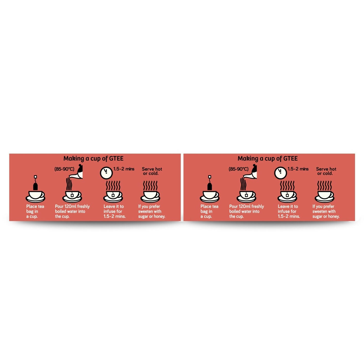 Gtee Green Tea Bags - Jasmine