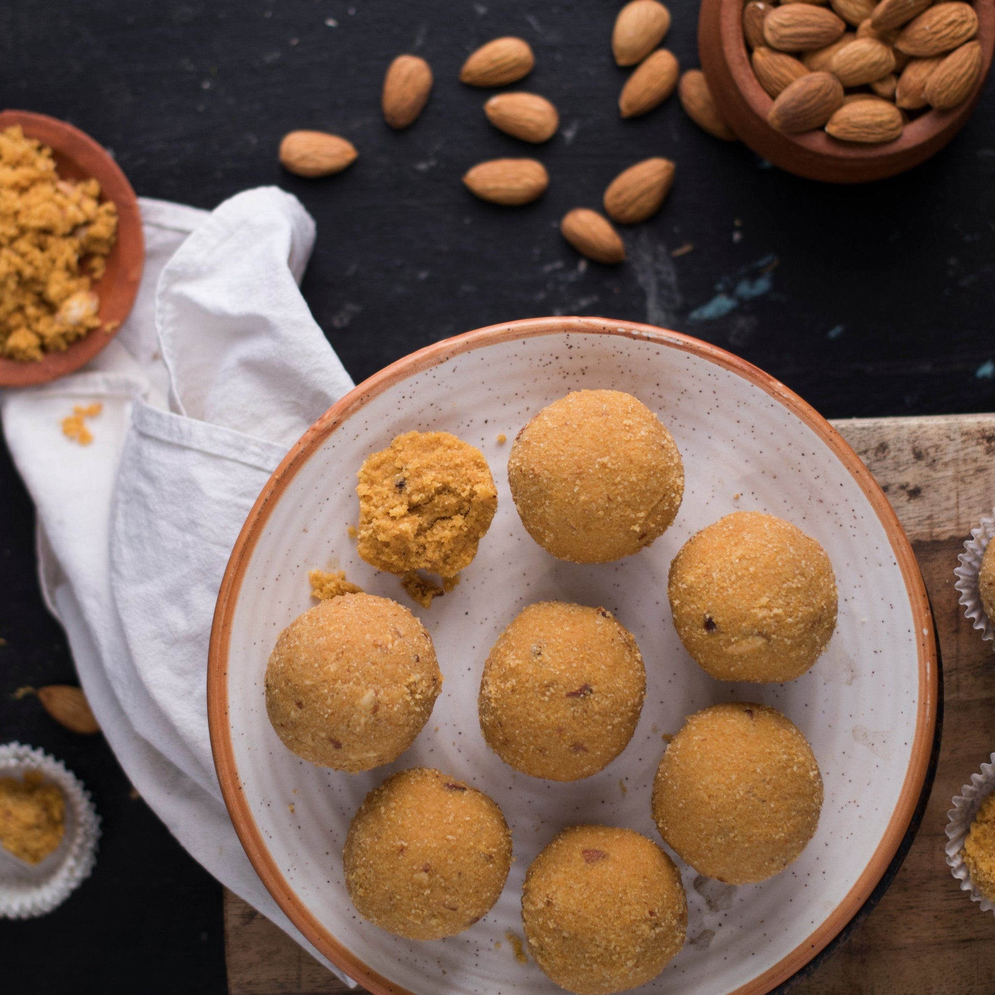 Almond House Besan Laddu 