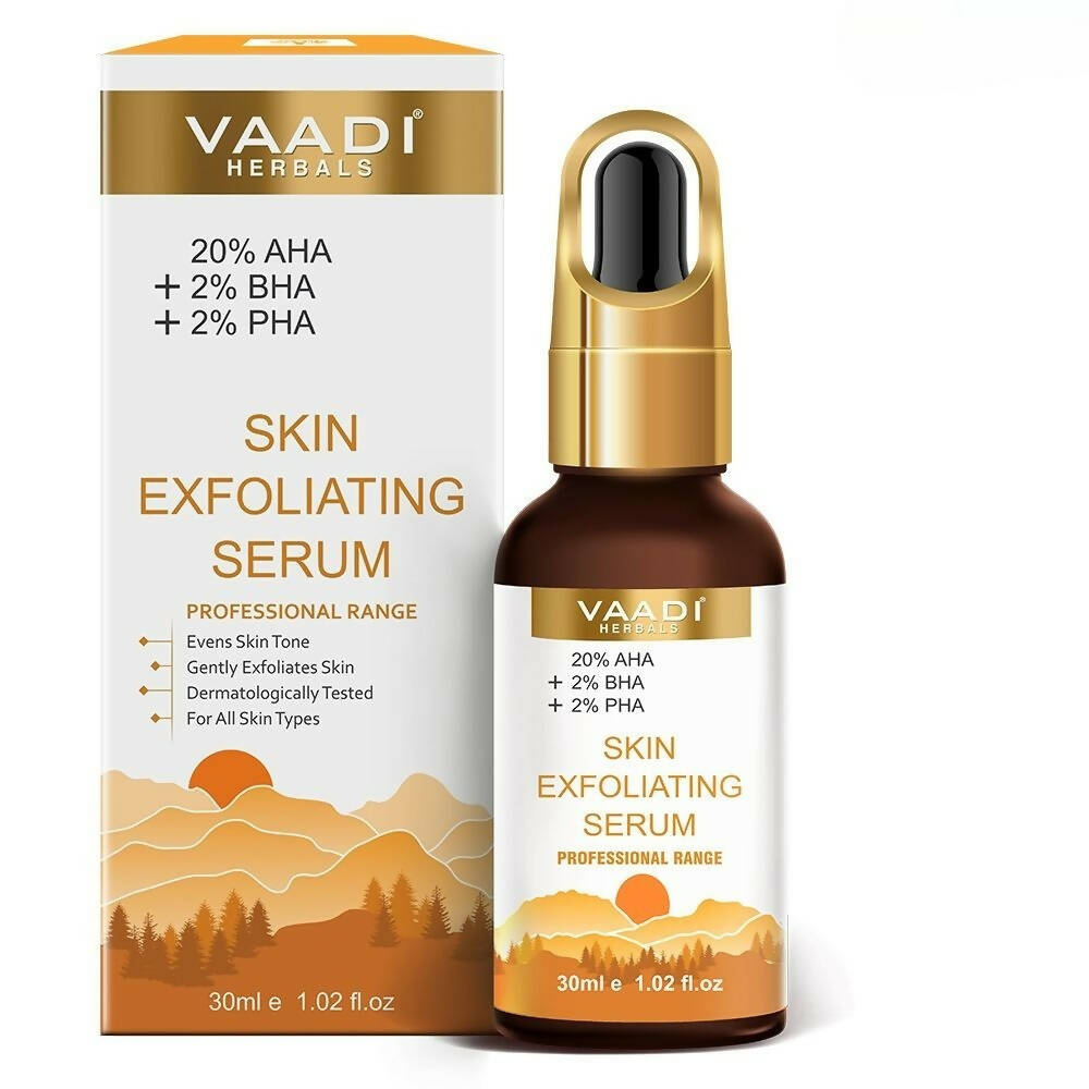 Vaadi Herbals Skin Exfoliating Serum With 20% AHA & 2% BHA & 2% PHA  Grab2Buy Vaadi Herbals Grab2Buy