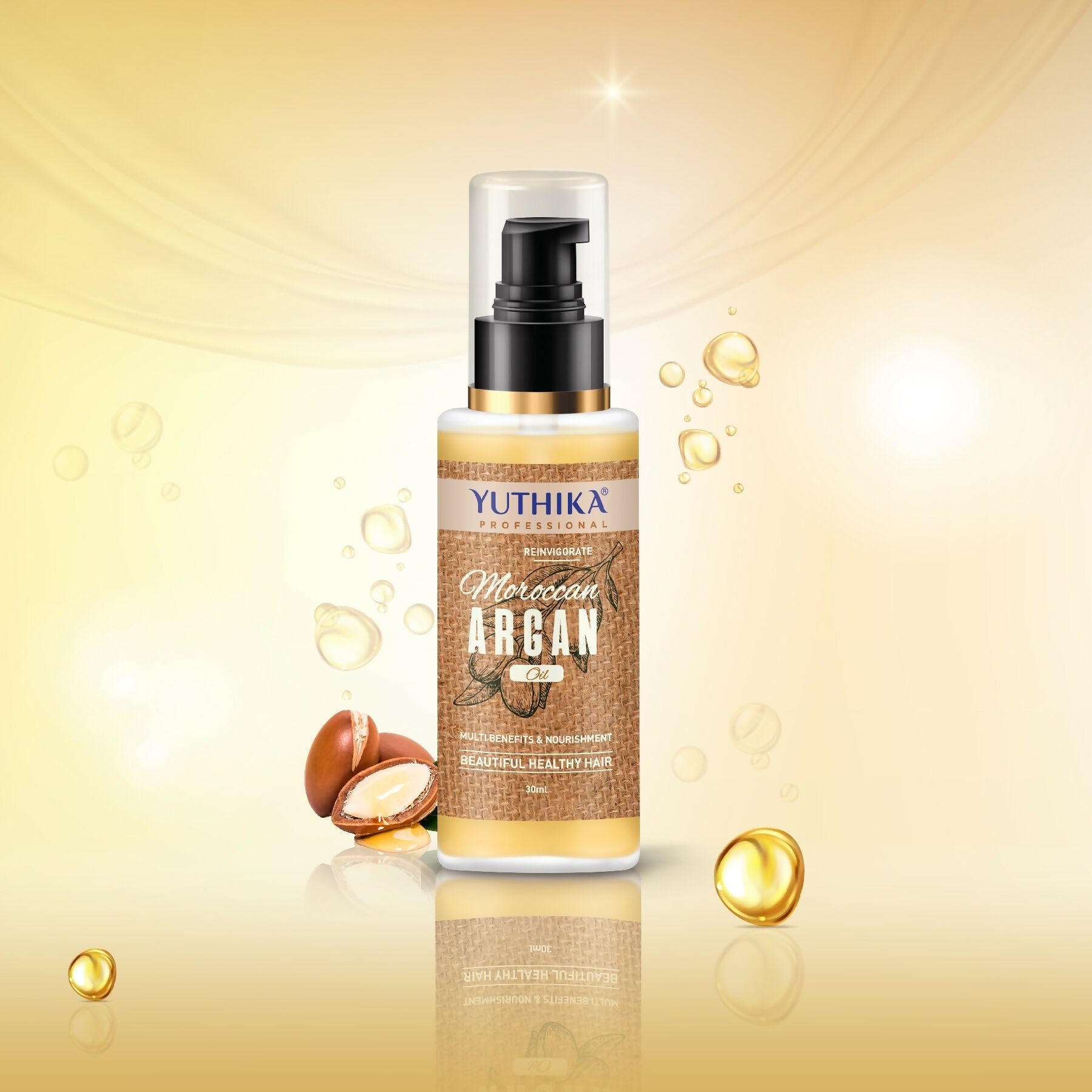 Yuthika Argan Oil Hair Serum - Moroccan Argan Oil  Grab2Buy Yuthika Grab2Buy