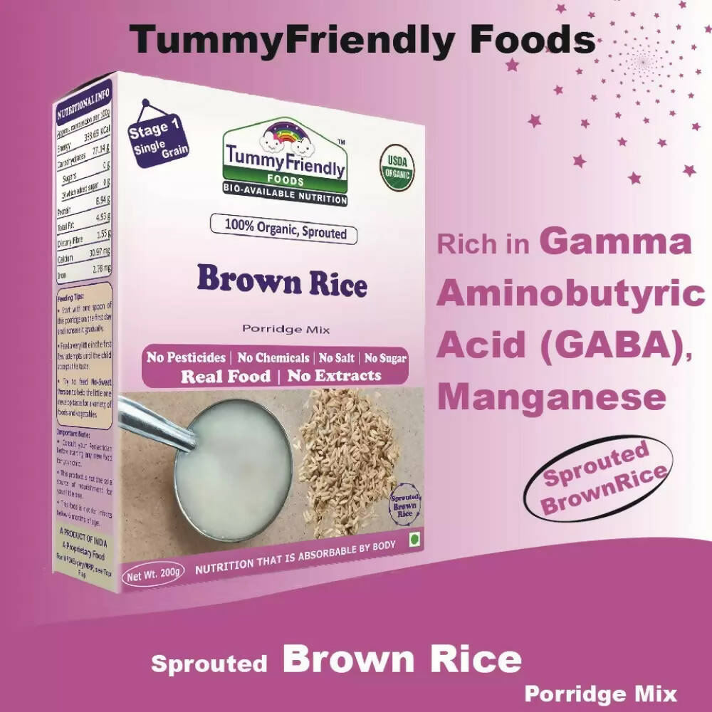 TummyFriendly Foods Certified Stage1 Ragi, Brown Rice Porridge Mixes  Grab2Buy TummyFriendly Foods Grab2Buy