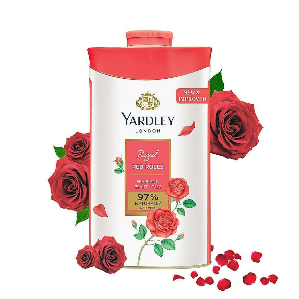 Yardley London Royal Red Rose Talc Powder For Women 