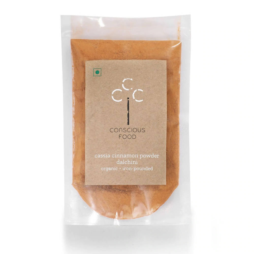 Conscious Food Organic Cinnamon Powder (Dal Chini) 