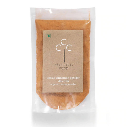 Conscious Food Organic Cinnamon Powder (Dal Chini) 