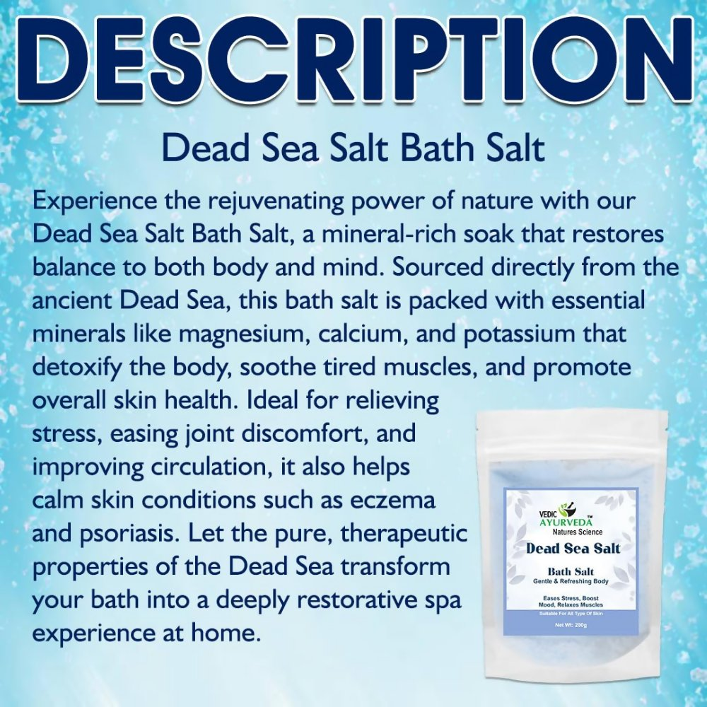 VedicAyurveda Dead Sea Salt and Mogra Bath Salt  Grab2Buy VedicAyurveda Grab2Buy