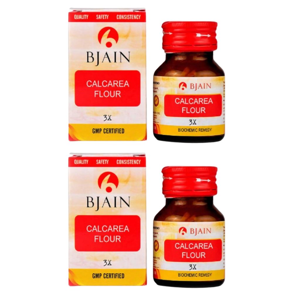 Bjain Homeopathy Calcarea Fluorica (Flour) Biochemic Tablet 