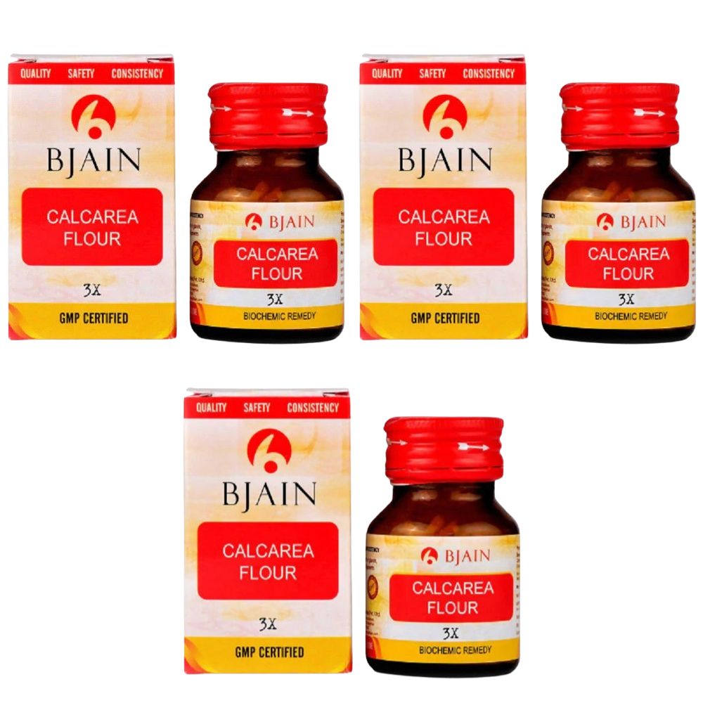Bjain Homeopathy Calcarea Fluorica (Flour) Biochemic Tablet 