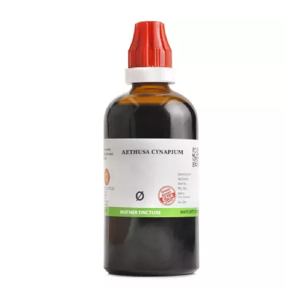 BJain Aethusa Cynapium 1X (Q) Mother Tincture (100ml) For Vomiting, Weakness, Indigestion And Acidity 