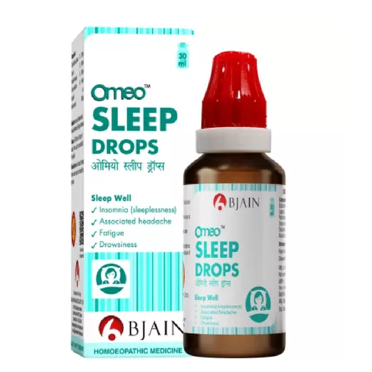 BJain Omeo Sleep Drops (30ml) For Anxiety, Headache 