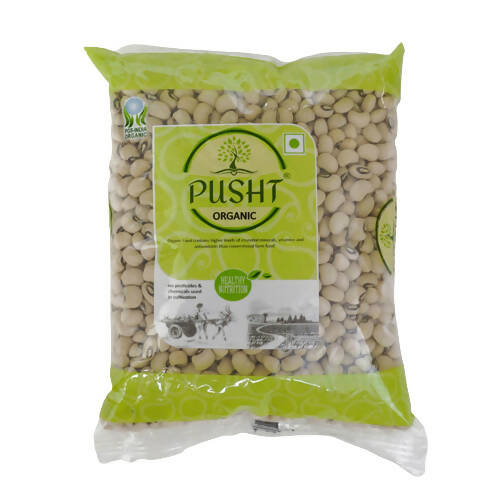 Pusht Organic White Lobia Beans (Cow-Peas) - Grab2buy