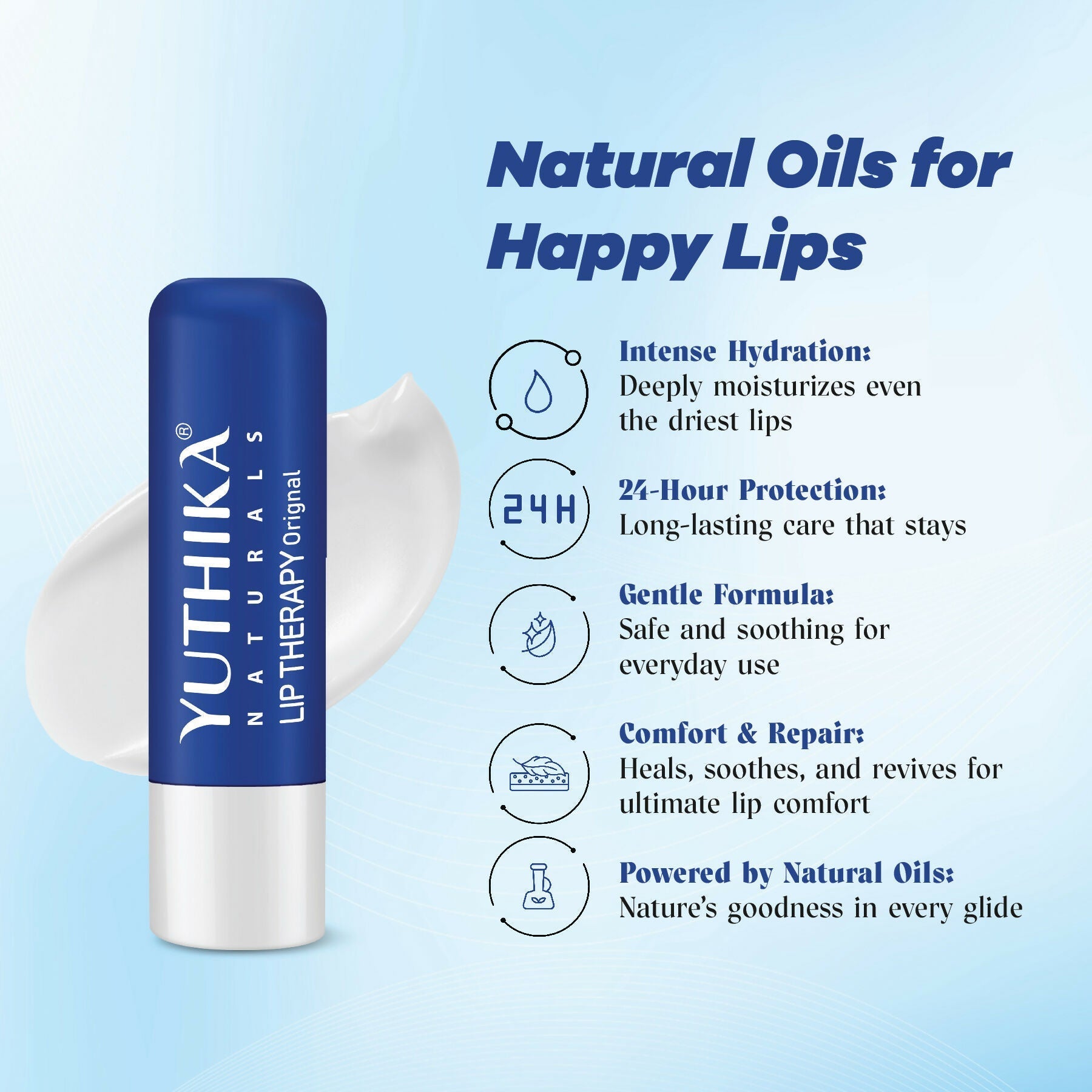 Yuthika Moisturizing Lip Balm – Original  Grab2Buy Yuthika Grab2Buy