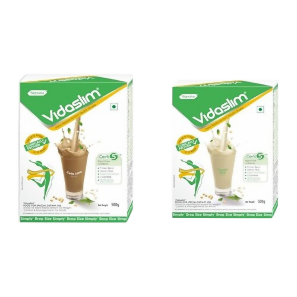 Vidaslim Caffee Latte & Vanilla Elixir  Grab2Buy Vidaslim Grab2Buy