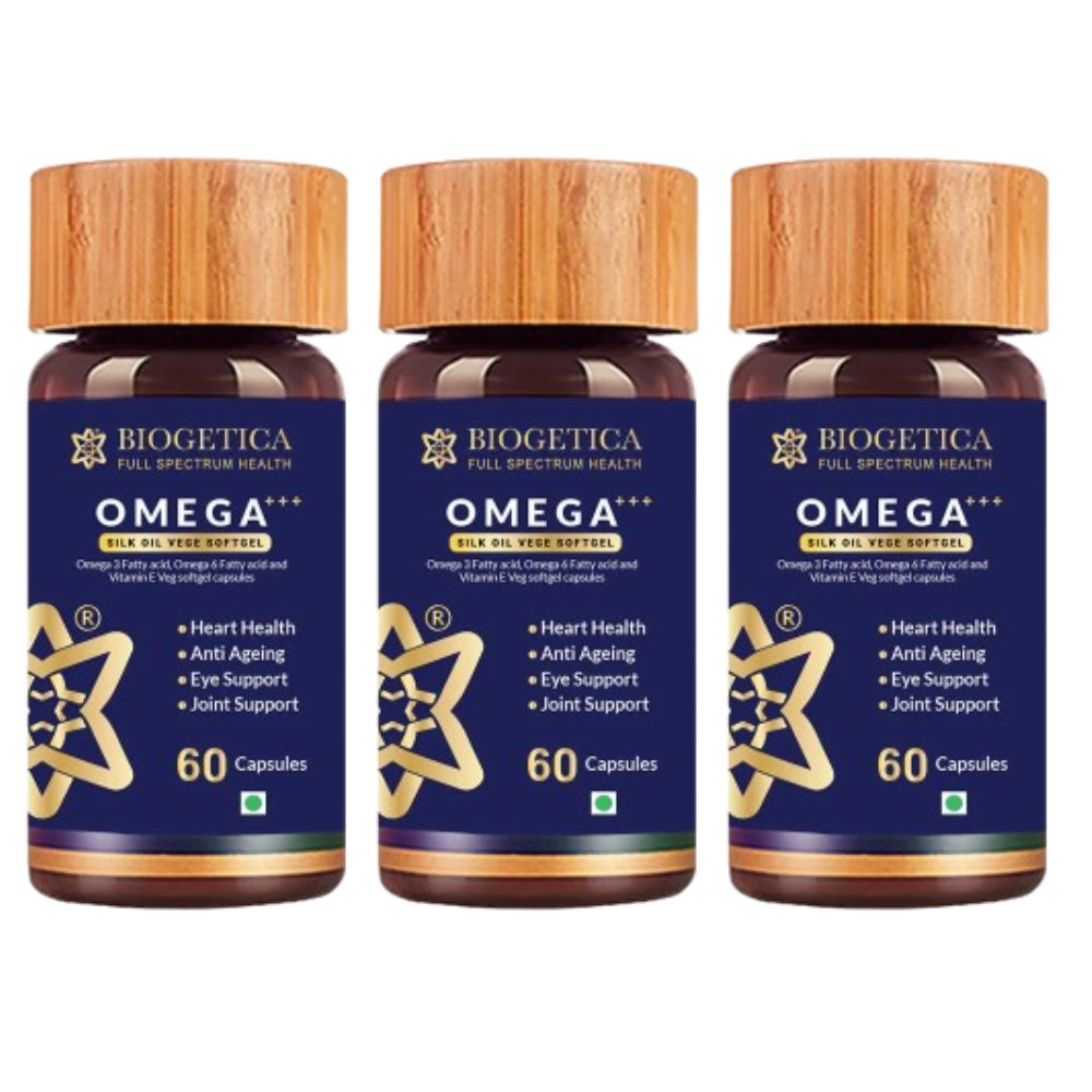 Biogetica Omega+++ Silk Oil Vege Softgel Capsules  Grab2Buy Biogetica Grab2Buy
