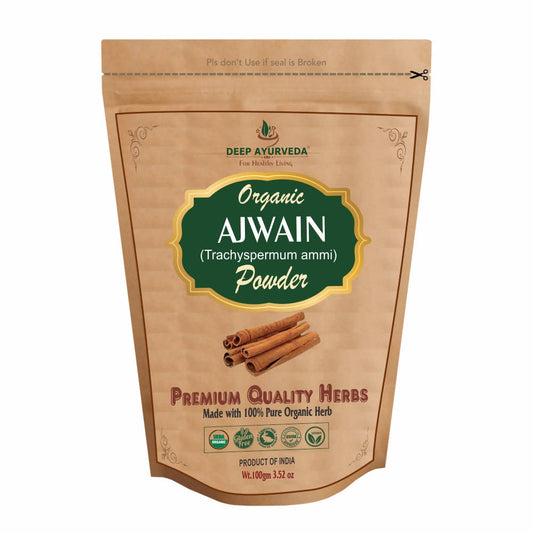 Deep Ayurveda Organic Ajwain Powder – Ayurvedic Digestive Herb 