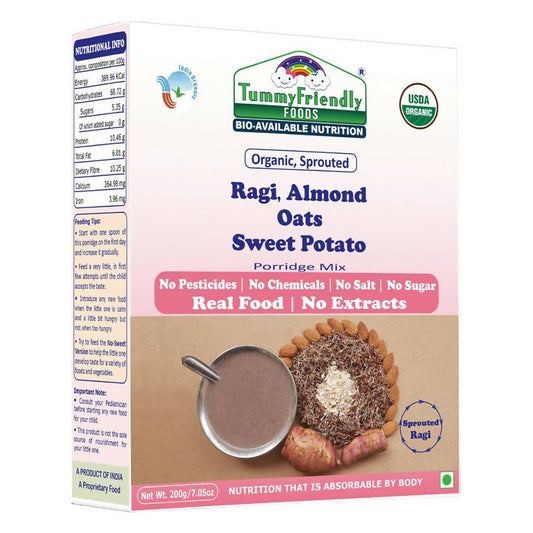 TummyFriendly Foods Stage3 Porridge Mixes for 8 Months Old Baby Ragi, Brown Rice Combo - Distacart
