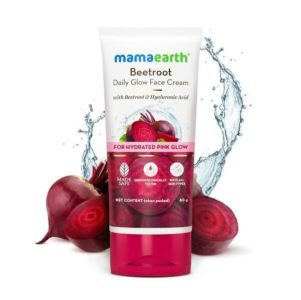 Mamaearth Beetroot Daily Glow Face Cream With Beetroot & Hyaluronic Acid - Swadesiicart