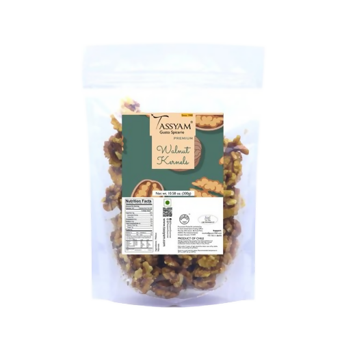 Tassyam Organics Premium Imported Walnuts Akhrot - Pouch