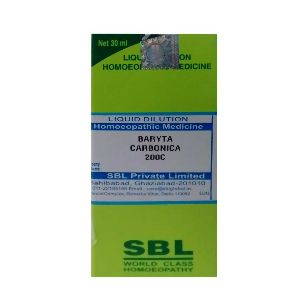 SBL Homeopathy Baryta Carbonica Dilution - Grab2buy