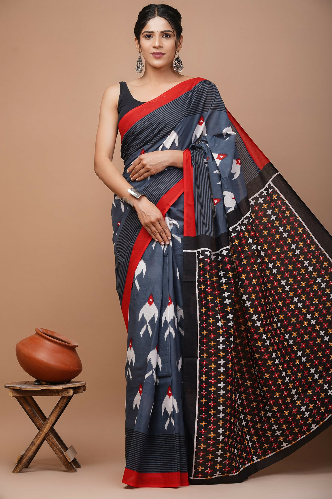 Exclusive Collection Maroon Beautiful Mulmul Cotton Grab2Buy 