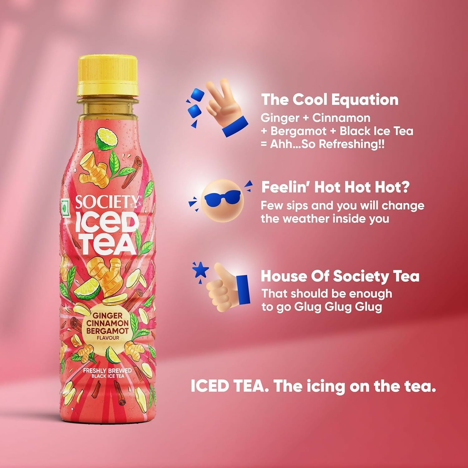 Society Ice Tea Bottle Assorted 