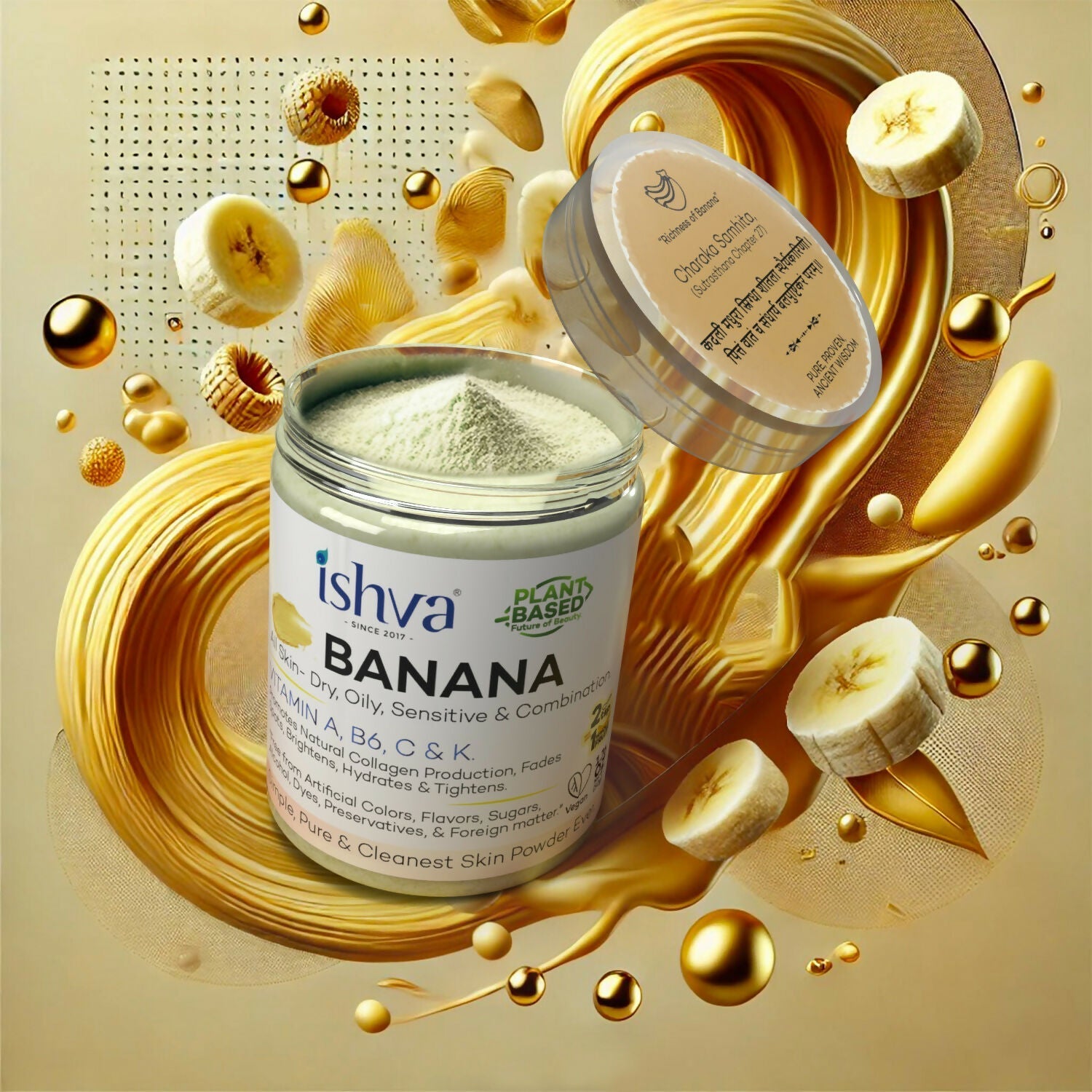 Ishva Banana Powder For Skin 