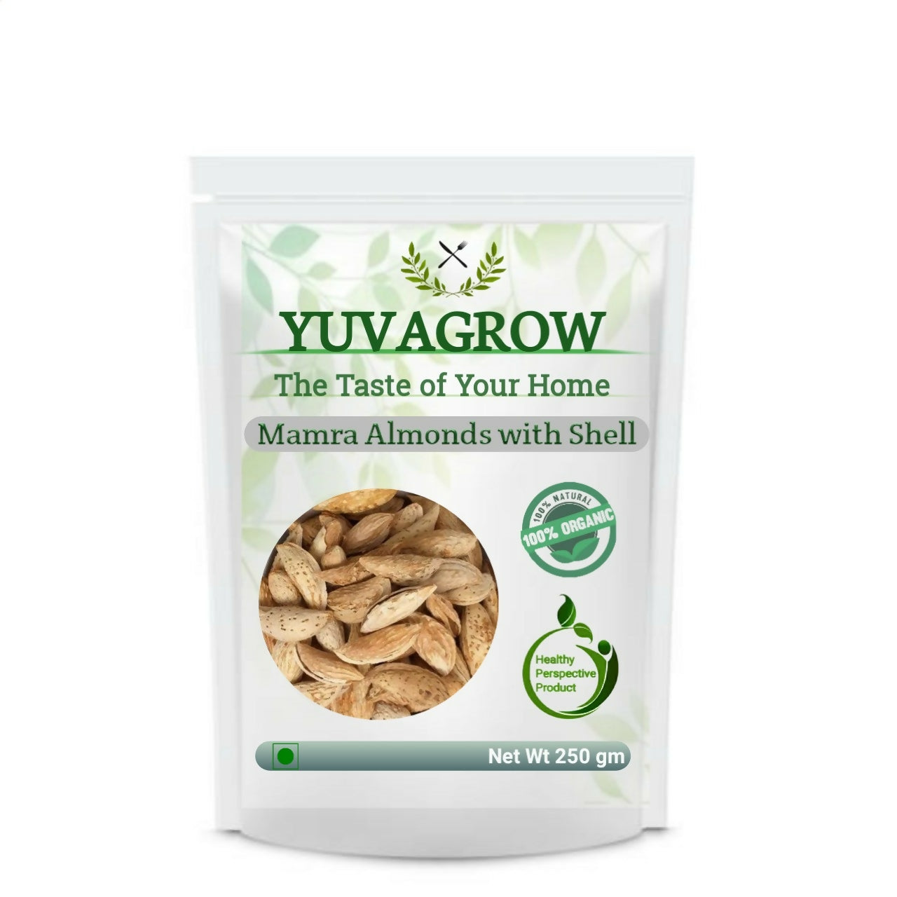 Yuvagrow Mamra Almonds With Shells  Grab2Buy Yuvagrow Grab2Buy